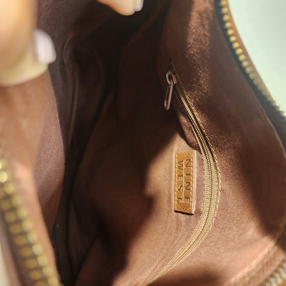 Nine West Vintage Brown Leather Shoulder Bag - Picture 11 of 15